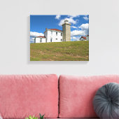 Watch Hill Lighthouse, Rhode Island Wrapped Canvas Leinwanddruck (Insitu (Wohnzimmer))