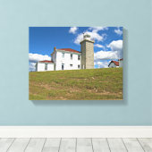 Watch Hill Lighthouse, Rhode Island Wrapped Canvas Leinwanddruck (Insitu (Holzboden))
