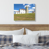 Watch Hill Lighthouse, Rhode Island Wrapped Canvas Leinwanddruck (Insitu (Schlafzimmer))