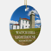 Watch Hill Lighthouse, RI Keramik Ornament (Rechts)