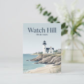 Watch Hill Rhode Island Postkarte (Stehend Vorderseite)