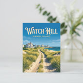 Watch Hill (Rhode Island) Postkarte (Stehend Vorderseite)