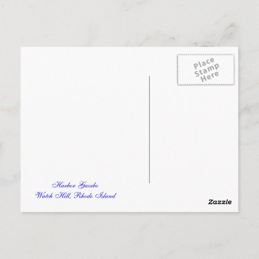 Watch Hill, Rhode Island - Postkarte (Rückseite)