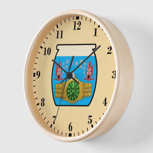 Watch in fish bowl uhr (Winkel)