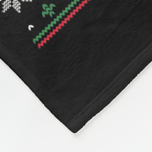 Watch It Santa Ugly Christmas  Fleecedecke (Ecke)