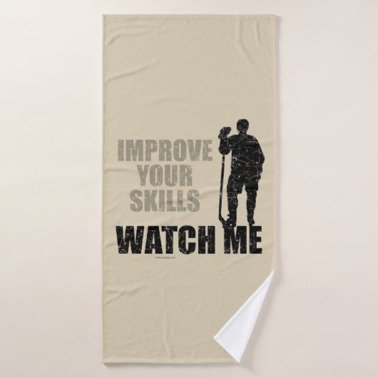 Watch Me (hockey) Badetuch-Set Badehandtuch (Badehandtuch)