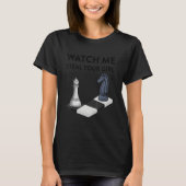 Watch Me Steal Your Girl Boy Valentines Day Funny  T-Shirt (Vorderseite)