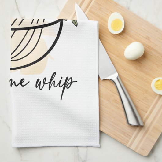 Watch Me Whip Geschirrtuch (Viertel Falte)