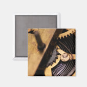 Watch Mechanics Abstract Magnet (Vorderseite/Rückseite)