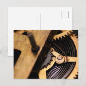 Watch Mechanics Abstract Postkarte (Vorne/Hinten)