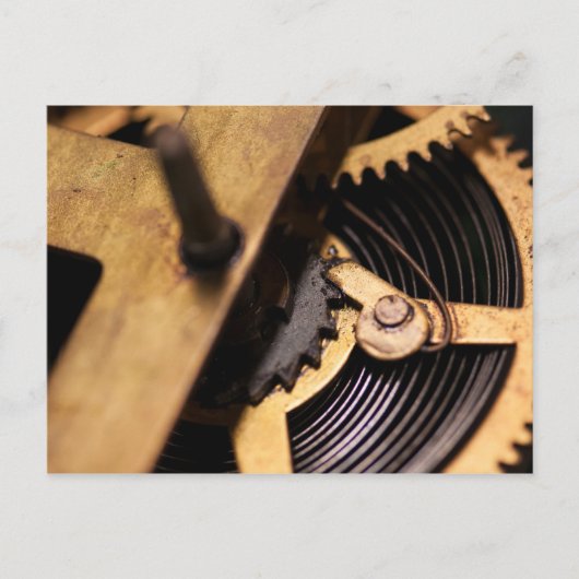 Watch Mechanics Abstract Postkarte (Vorderseite)