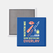 Watch Nageldesigner Overlay Magnet (Vorderseite/Rückseite)