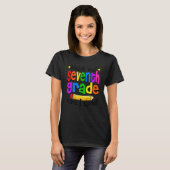 Watch Out 7th Grade Teacher Student 1st Day Of Sch T-Shirt (Vorne ganz)