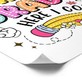 Watch Out First Grade Here I Come Back To School Poster (Ecke)