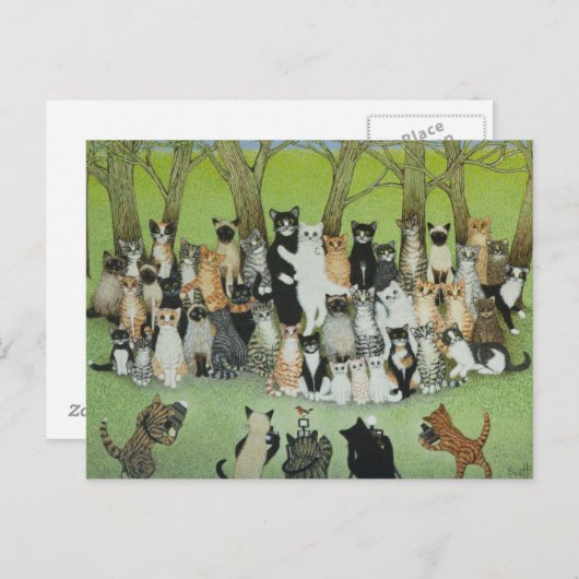 Watch the Birdie Postkarte (Vorne/Hinten)