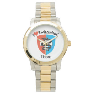 Watch with Swiss Design Ticino Switzerland Armbanduhr