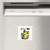 Watcha macht? Funny Curious Frog Magnet (In Situ (Geschirrspüler))