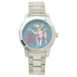 Watchdog Chihuahua - Anpassbar Armbanduhr