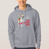 Watchdog Chihuahua - Anpassbar Hoodie (Vorderseite)