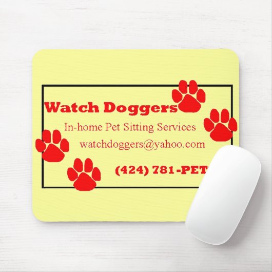 WatchDoggers.com Mousepad (Mit Mouse)