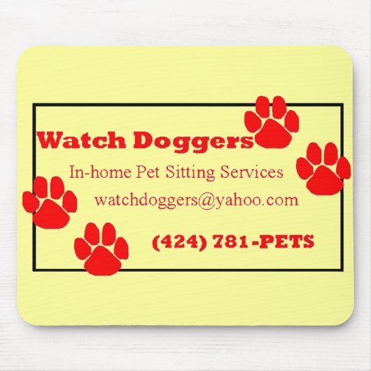 WatchDoggers.com Mousepad (Vorne)