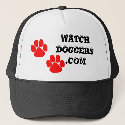 WatchDoggers.com Truckerkappe (Vorderseite)