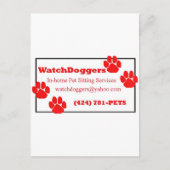 WatchDoggers! Postkarte (Vorderseite)