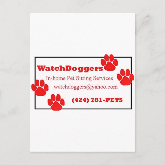 WatchDoggers! Postkarte (Vorderseite)