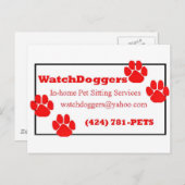 WatchDoggers! Postkarte (Vorne/Hinten)