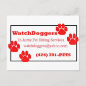 WatchDoggers! Postkarte (Vorderseite)