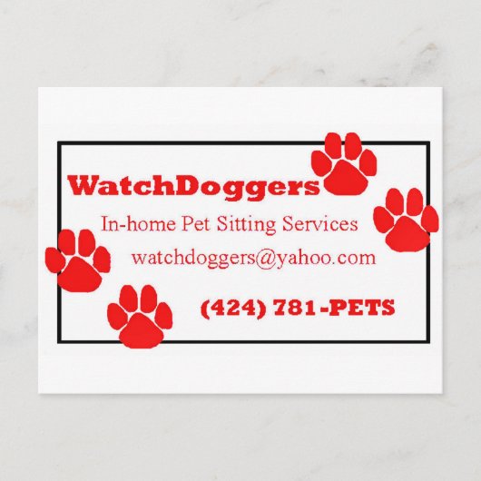 WatchDoggers! Postkarte (Vorderseite)