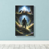 Watcher Beneath the Roots Leinwanddruck (Insitu (Holzboden))