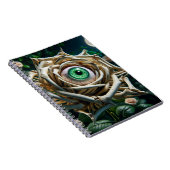 Watchful Bone Blume Notebook Notizblock (Rechte Seite)