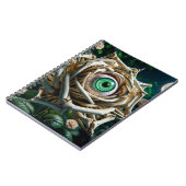 Watchful Bone Blume Notebook Notizblock (Linke Seite)