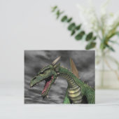 Watchful Dragon Postkarte (Stehend Vorderseite)