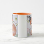 Watchful Red Fox, Oriental Design Tasse von Tuzi (Zentrum)