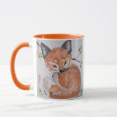 Watchful Red Fox, Oriental Design Tasse von Tuzi (Links)