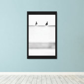 Watchful Tauben Leinwanddruck (Insitu (Holzboden))