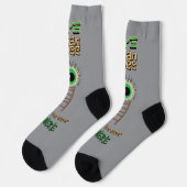 Watching Eye Crew Socks Socken (Linkes Detail)