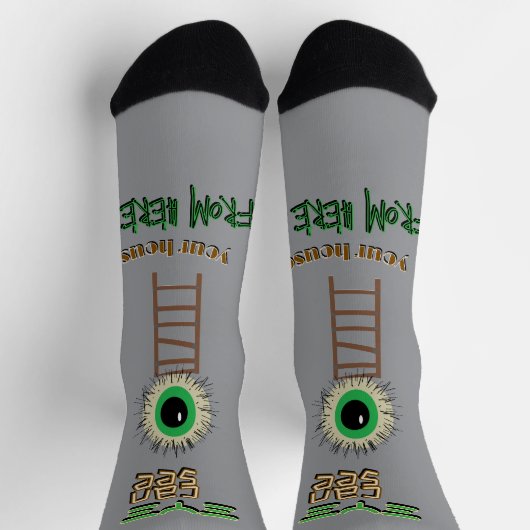 Watching Eye Crew Socks Socken (Oben)