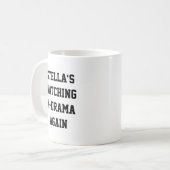 Watching K-Drama Again Funny Name Kdrama Fan Quote Kaffeetasse (Vorderseite Links)