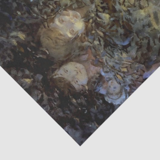 "Watching the Fairies" von Beatrice Goldsmith Seidenpapier (Ausschnitt)