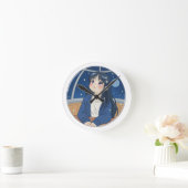 Watching the stars at the planetarium runde wanduhr (Zuhause)