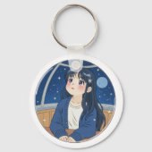 Watching the stars at the planetarium schlüsselanhänger (Vorderseite)