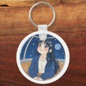 Watching the stars at the planetarium schlüsselanhänger (Vorderseite)