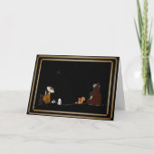 Watching under the same Stars Folded Greeting Card Karte (Vorderseite)