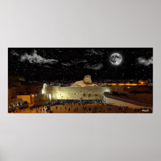 Watchman an der Mauer Poster