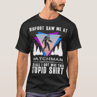 Watchman Campingplatz Zion National Park Bigfoot U T-Shirt