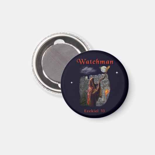 Watchman Magnet (Vorderseite/Rückseite)