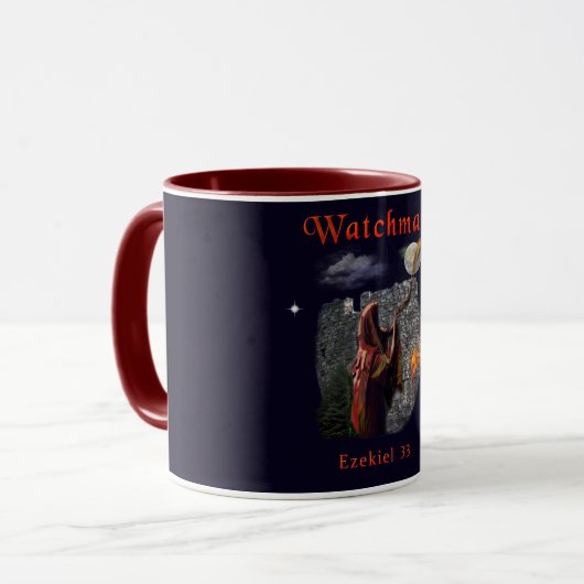 Watchman Tasse (Vorderseite Links)